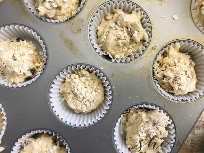 Muffins in Tin