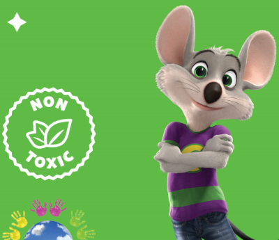 Chuck E. Cheese is Going GREEN with Kids Play Safe