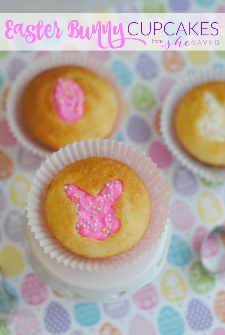This Easter Bunny Cupcakes Recipe is such a fun and festive Easter dessert idea!