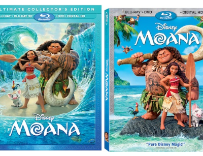 Disney's MOANA available on Blu-ray TODAY!