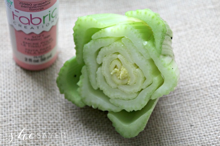 Celery Flower Stamp