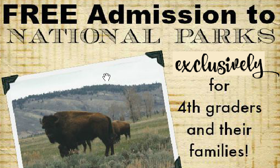FREE National Park Admission for 4th and 5th Graders this Summer!
