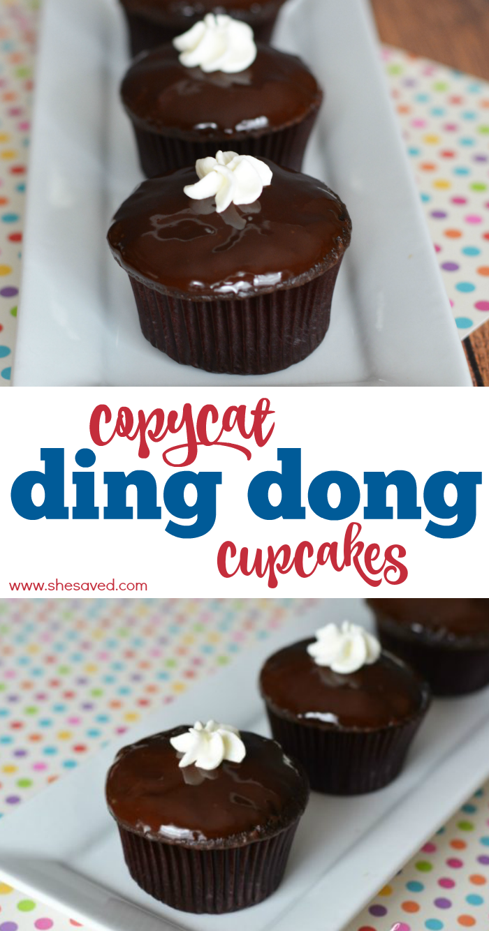 how to make copycat ding dong cupcakes recipe