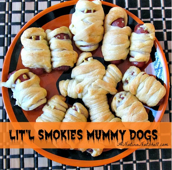 Halloween Party Treats Mummy Dogs