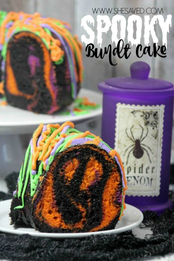 Spooky Bundt Cake Halloween Party Treats Recipe