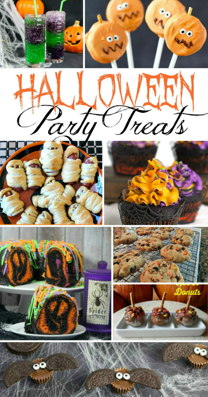Round up of the very best Halloween Party treats, recipes and ideas!