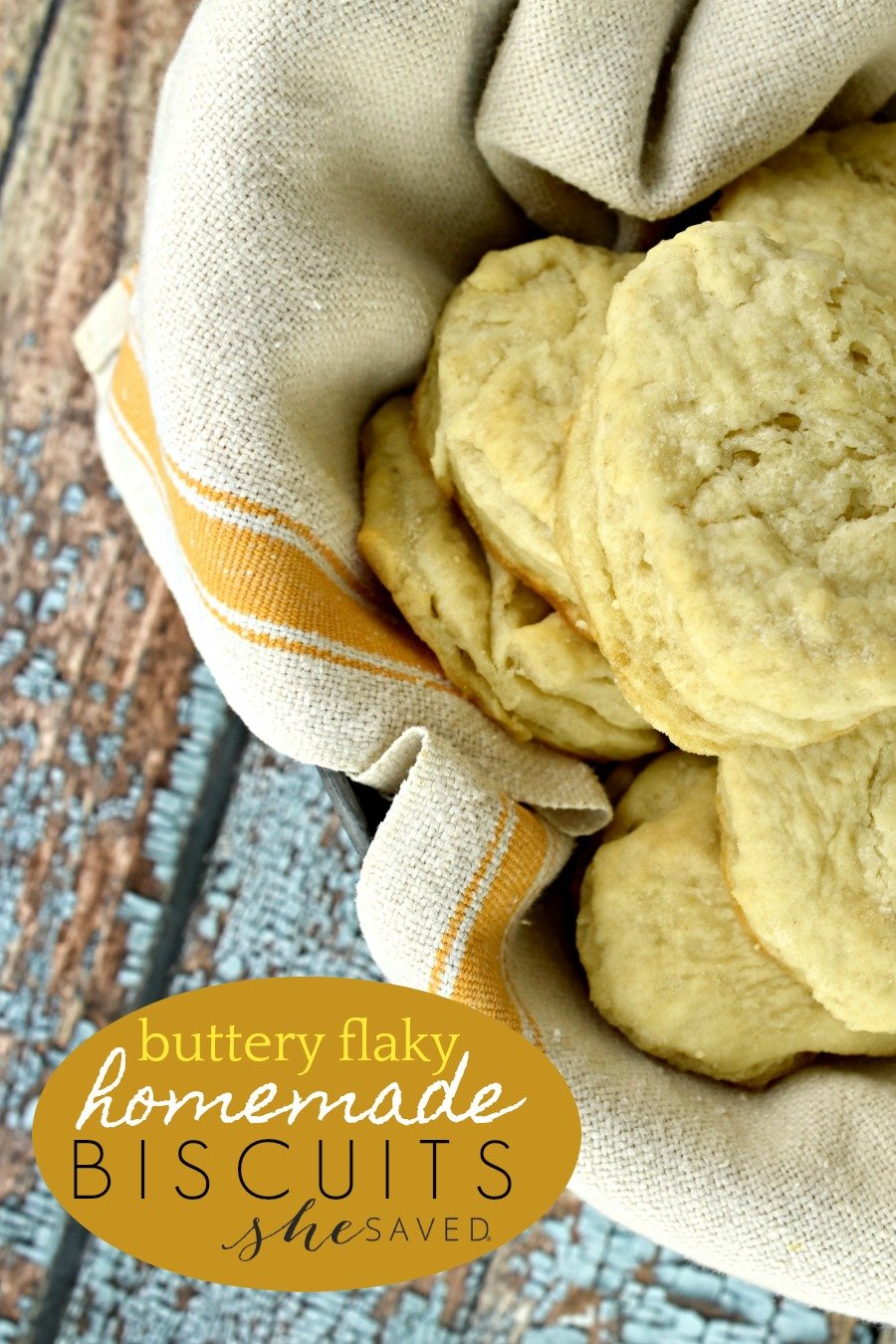 These buttery flaky homemade biscuits are SO good and will become your new favorite!