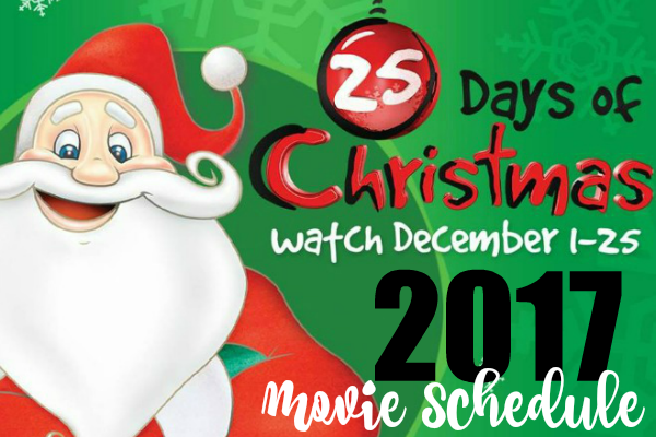 25 Days Of Christmas TV Schedule