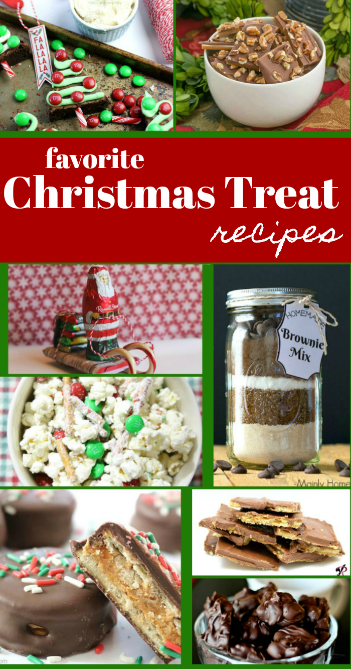 Favorite Christmas Treat Recipes to make for the holidays