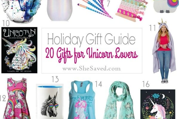HOLIDAY GIFT GUIDE: Gifts for Unicorn Lovers
