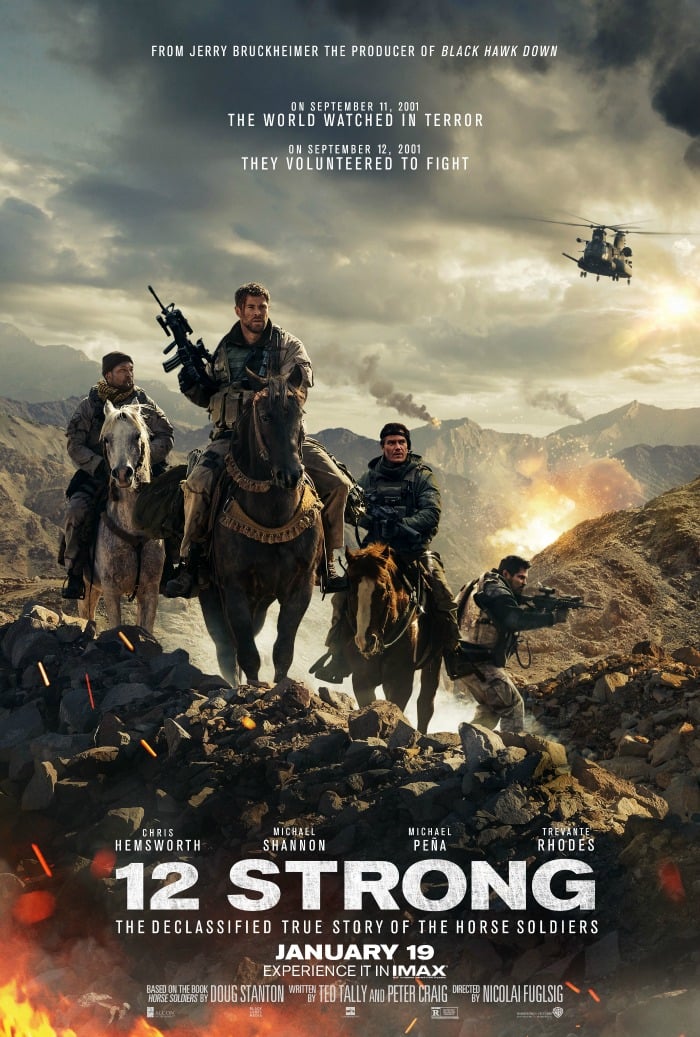 12 Strong Movie in theaters January 19th! 