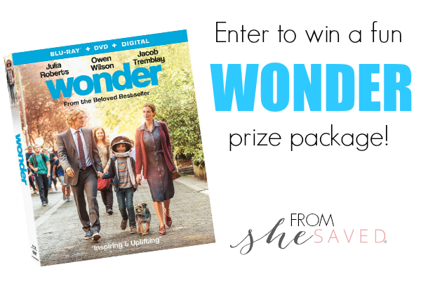 WONDER Available on Blu-ray & DVD NOW + Giveaway