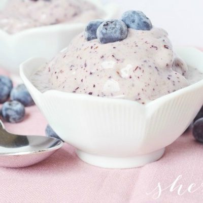 Homemade Blueberry Nice Cream Recipe