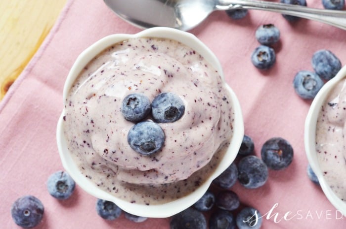 Easy Homemade Blueberry Nice Cream Recipe