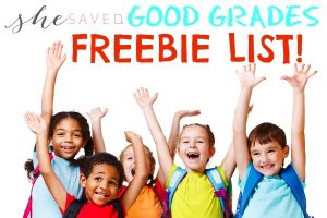 Report Card Rewards: Good Grade Freebies for 2018