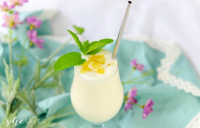 Coconut Cream Pineapple Smoothie