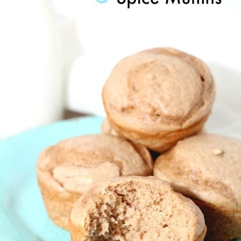 Super quick and easy, these low fat spice muffins are yummy and under 150 calories each!