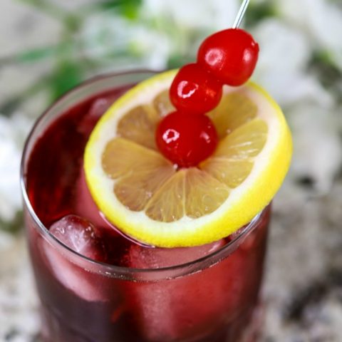 Bourbon Cherry Pomegranate Cocktail Recipe
