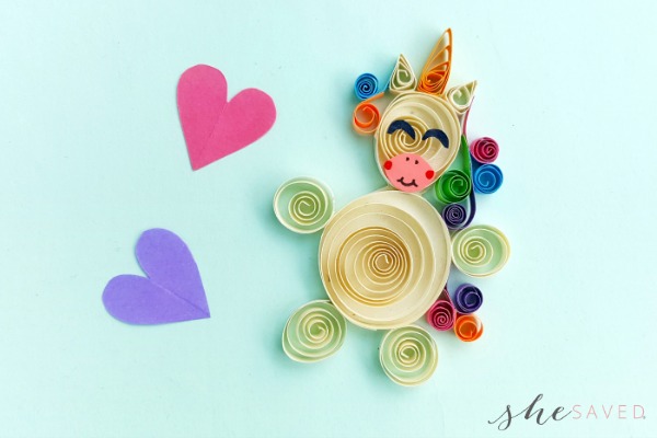 DIY Paper Quilling Project: How to Make a Quilled Unicorn
