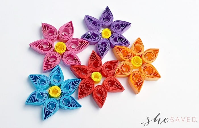 Paper Quilling Flower Basket Project
