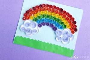 Paper Quilling Project: Quilled Rainbow Craft