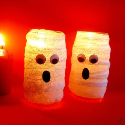 Easy Halloween Candle Holder