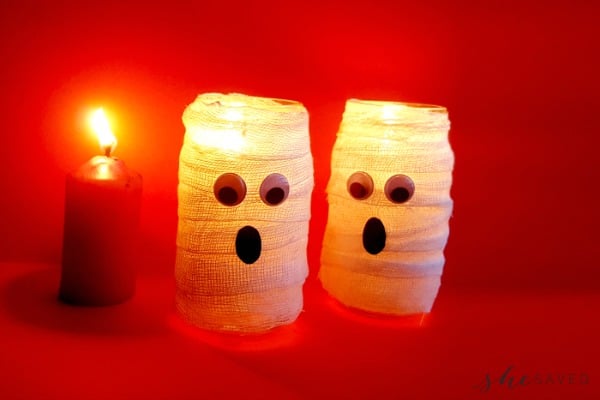 Easy Halloween Candle Holder