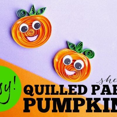 Paper Quilling Craft: Quilled Pumpkin