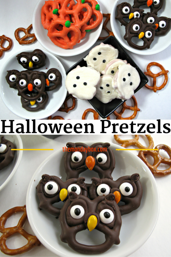 Halloween pretzels