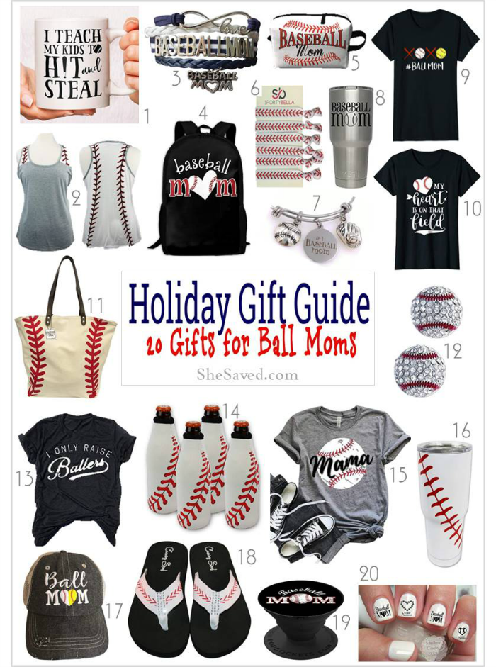 Baseball Mom gift ideas