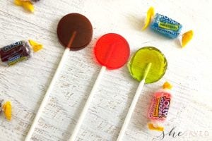 How to Make Jolly Rancher Lollipops