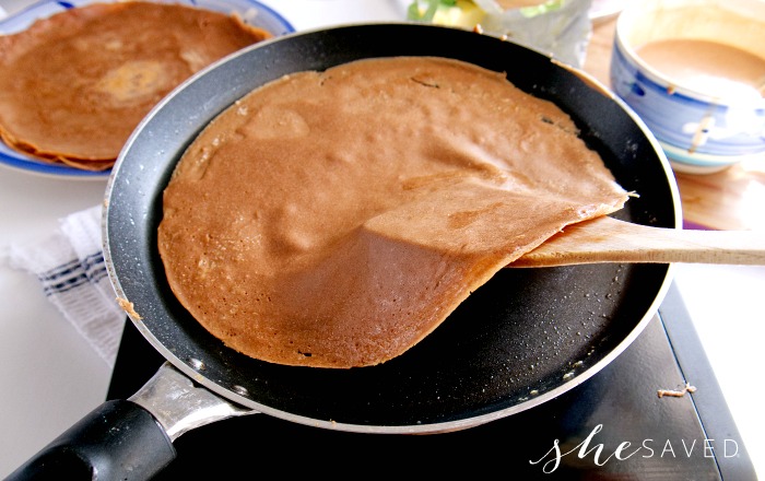 Cooking Chocolate Crepes