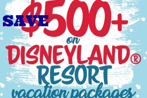 Save BIG on a Disneyland Vacation Package!