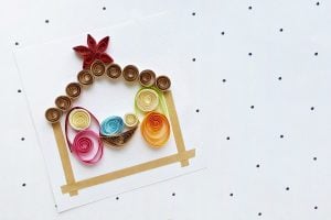 Paper Quilling Christmas Craft: Quilled Nativity