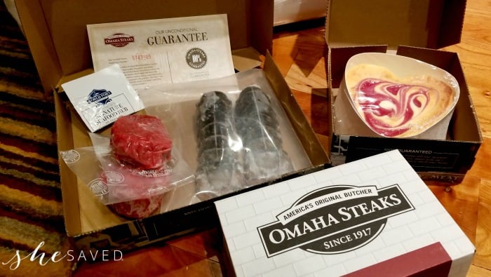 Omaha Steaks Valentine Box