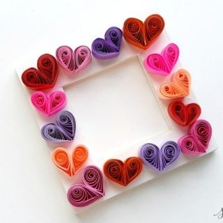 How to make a Quilled Paper Heart