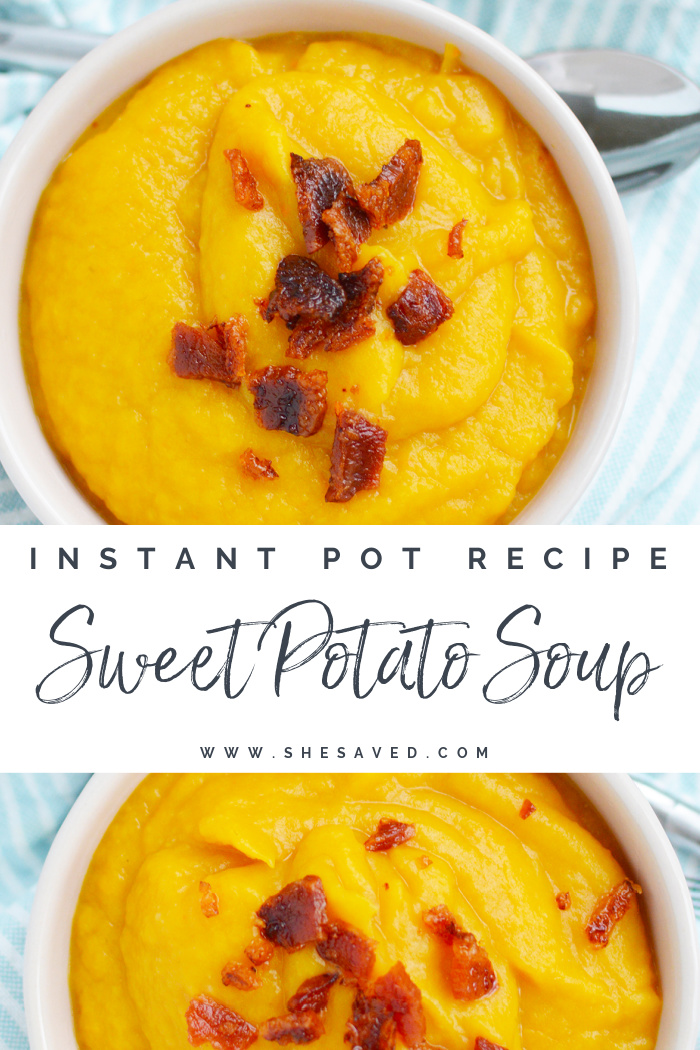 Instant Pot Sweet Potato Soup Recipe
