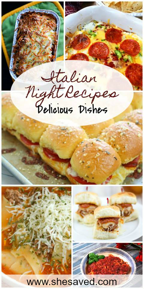 Favorite Italian dinner recipes