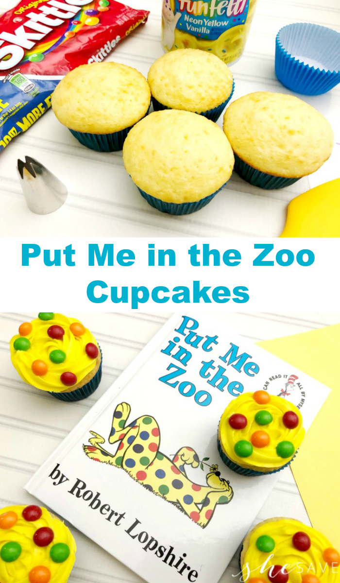 EASY Dr. Seuss Week Treat Idea: Put Me In the Zoo Cupcakes