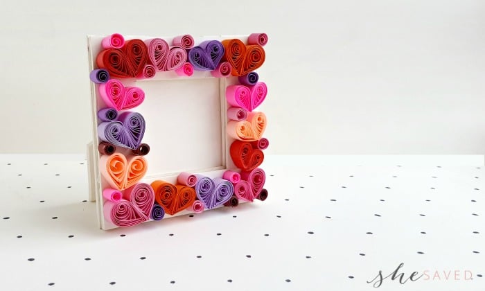 Quilled Heart Frame