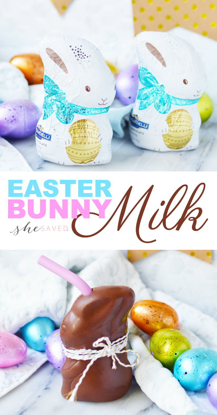 This cute and easy Easter Bunny milk will be a hit with every bunny! 