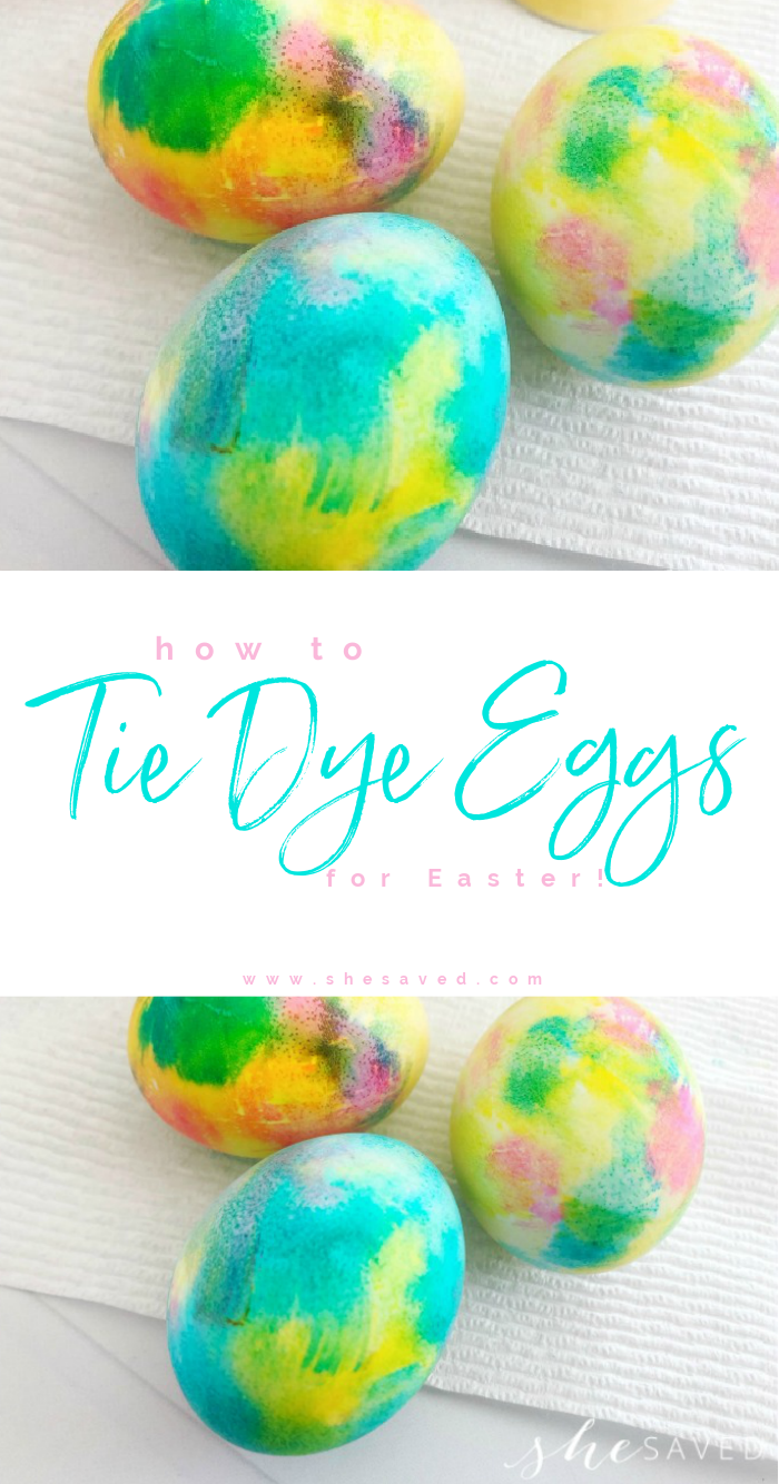 How to make Tie Dye Easter Eggs