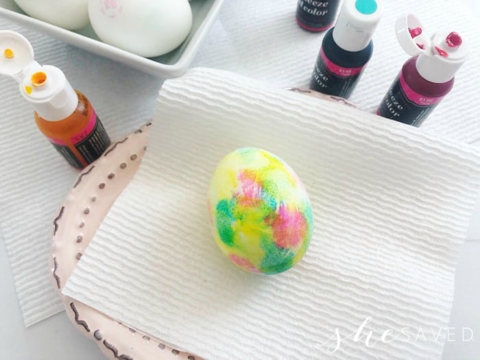 How to Tie Dye Eggs