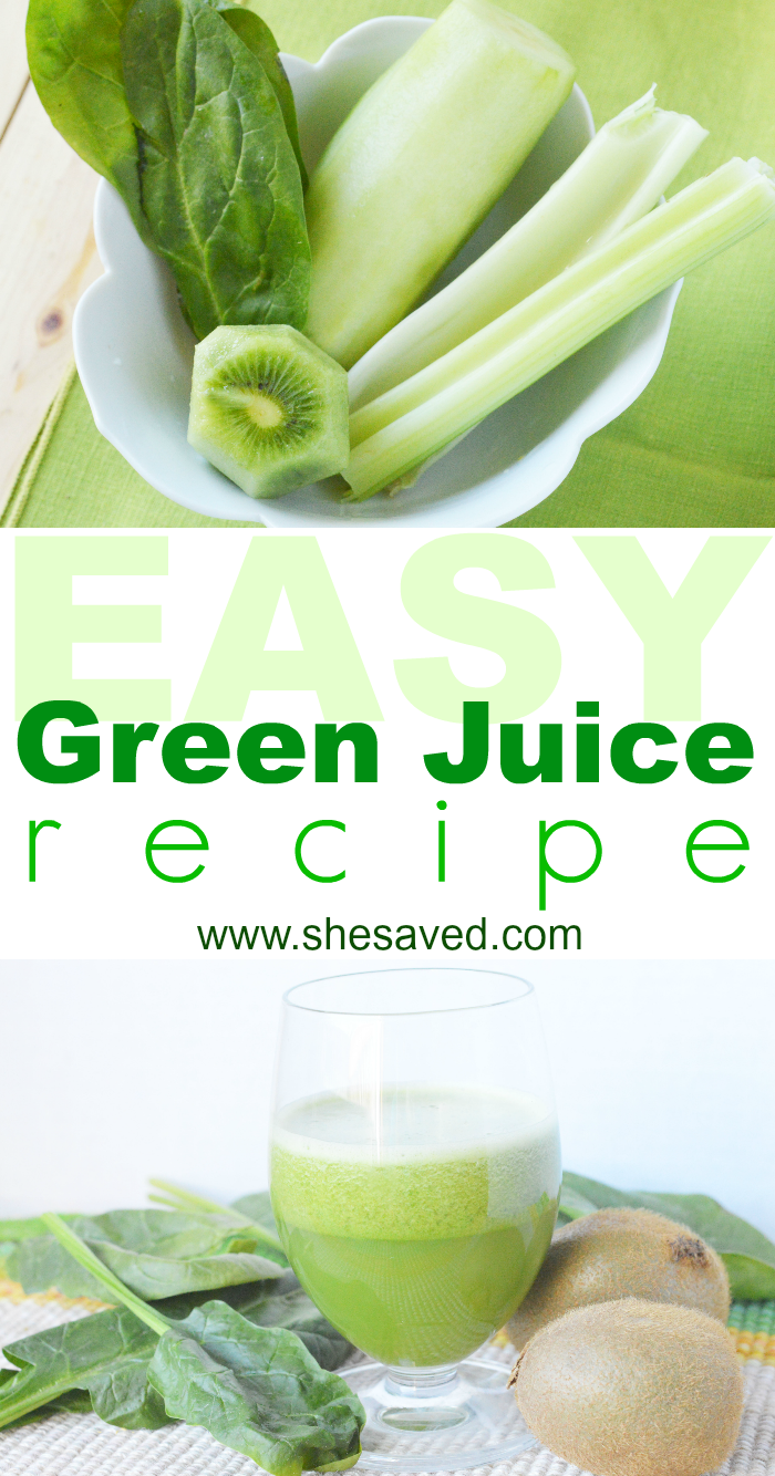 EASY Green Juice Recipe (that actually tastes GOOD!)