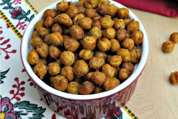 Crunchy Oven Roasted Chickpeas