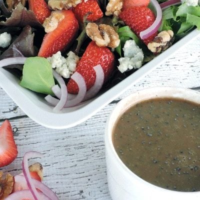 Strawberry Salad with Honey Balsamic Vinaigrette Recipe