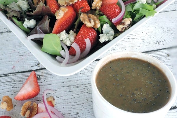 Strawberry Salad with Honey Balsamic Vinaigrette Recipe