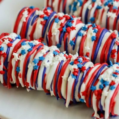 4th of July Patriotic Marshmallow Pops