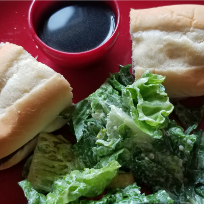 Easy French Dip Sandwiches with Omaha Steaks Brisket
