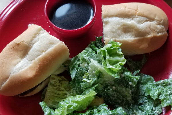 Easy French Dip Sandwiches with Omaha Steaks Brisket